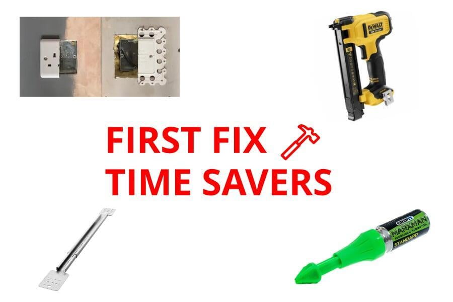 Reviewed 5 Products to save electricians time on site during first fix.